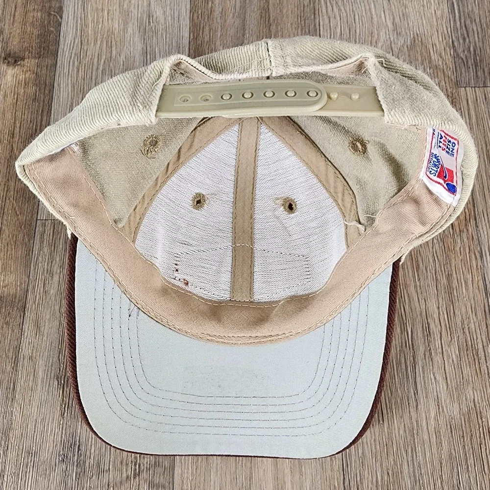 Vintage Miami Dolphins NFL Sports Specialties Hat Cap Tan Brown‎ Adjustable